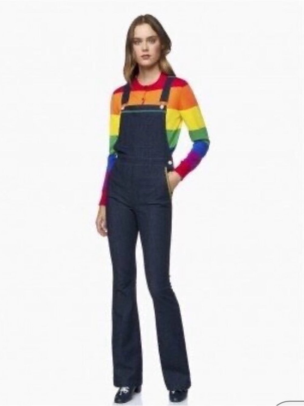 United Colors Of Benetton Dark Blue Denim Women's Overalls